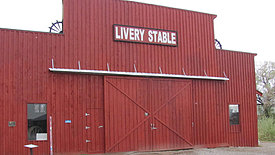 Dickinson Livery Stable (2004 Replica) - Circa 1876